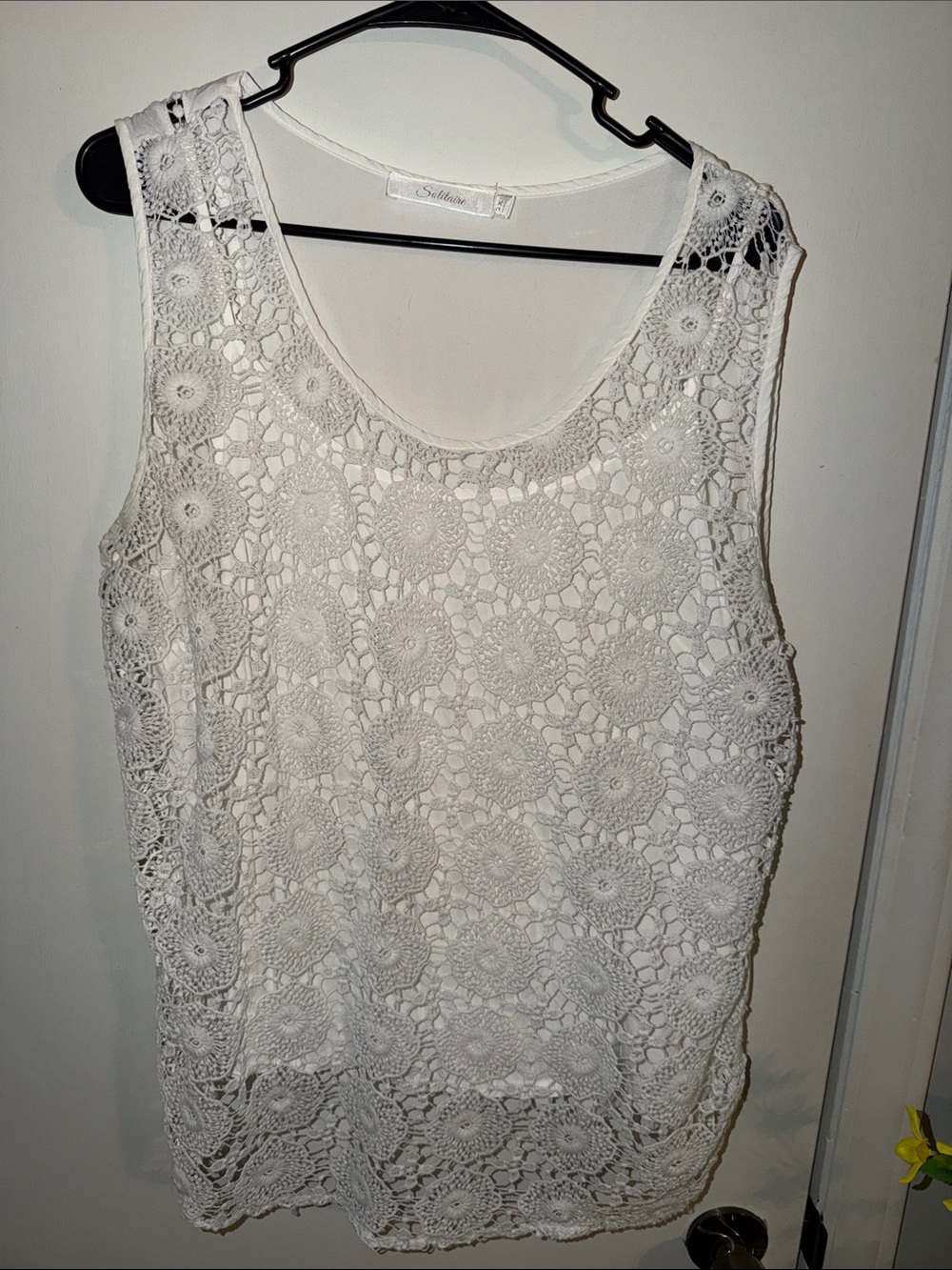 Solitaire White Women's Top